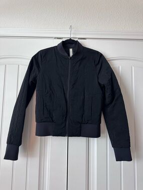 lululemon athletica Black Bomber Jacket